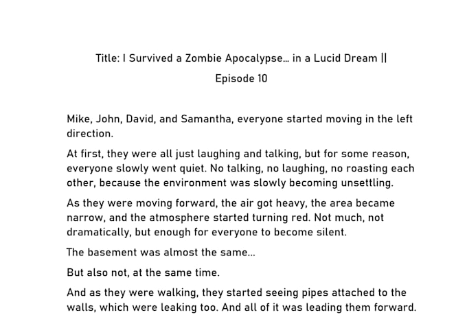 write cinematic stories and fictional universes for you